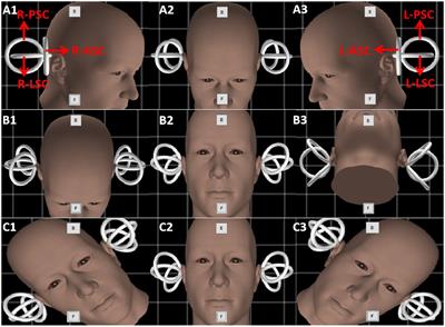 Three-dimensional characteristics of nystagmus induced by low frequency in semicircular canals of healthy young people